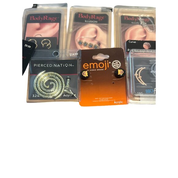 Lot of 18 Body Jewelry Items Body Rage Pierced Nation Pregnancy Belly Button NEW - Picture 3 of 5